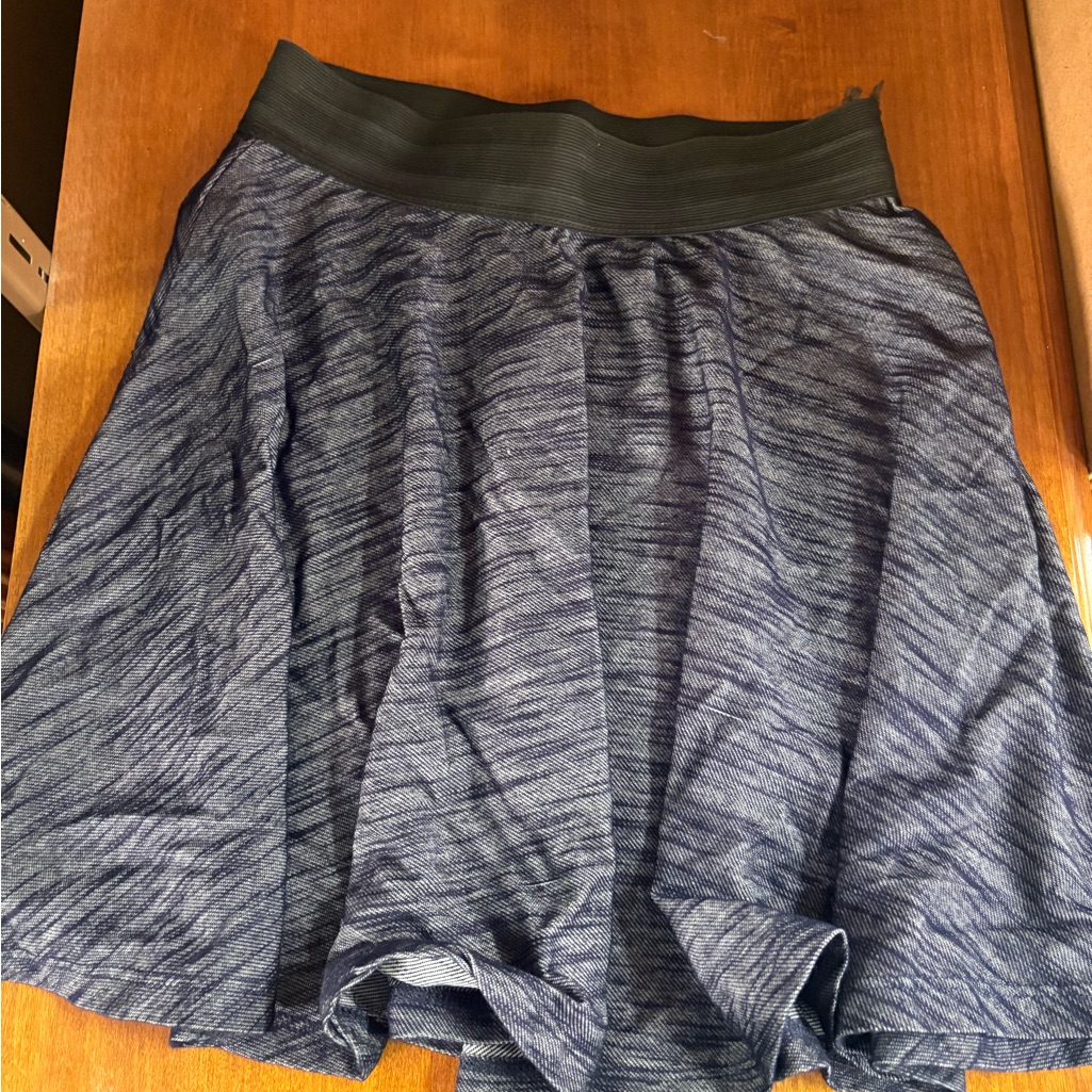 Copper Key Blue And Black Skirt